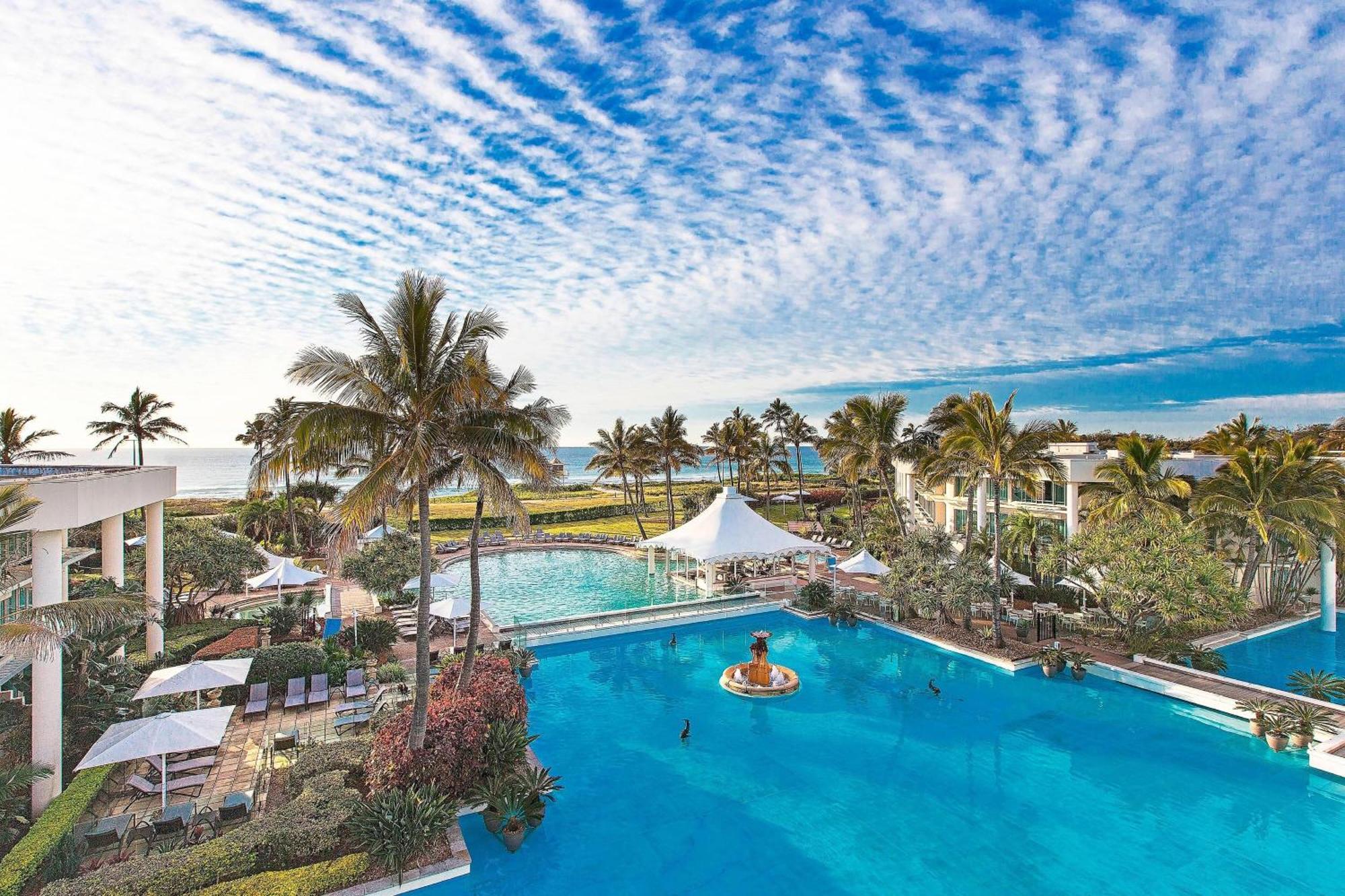 쉐라톤 그랜드 미라지 리조트 골드 코스트 골드코스트 외부 사진 The pool at the Sheraton Hotel